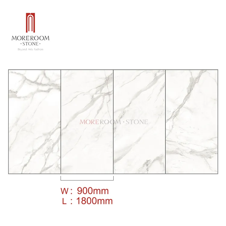 White Calacatta Marble Look Tile