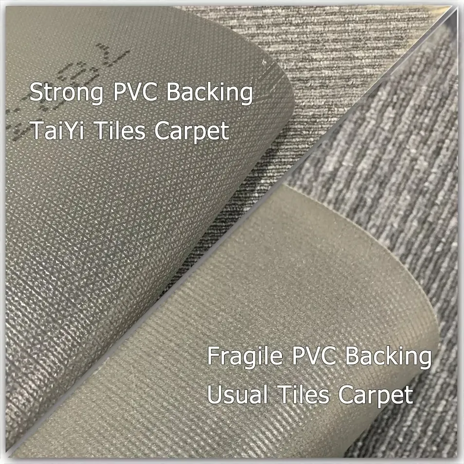 Strong PVC backing