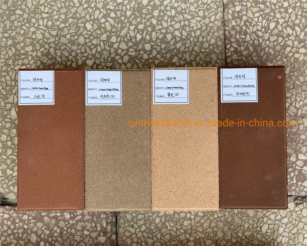 Paving Clinker Brick for Outdoor Project Square Sidewalk Street Guiding Blind Road Tactile Sintered Paver Decorative Garden Floor Wall Building Cladding