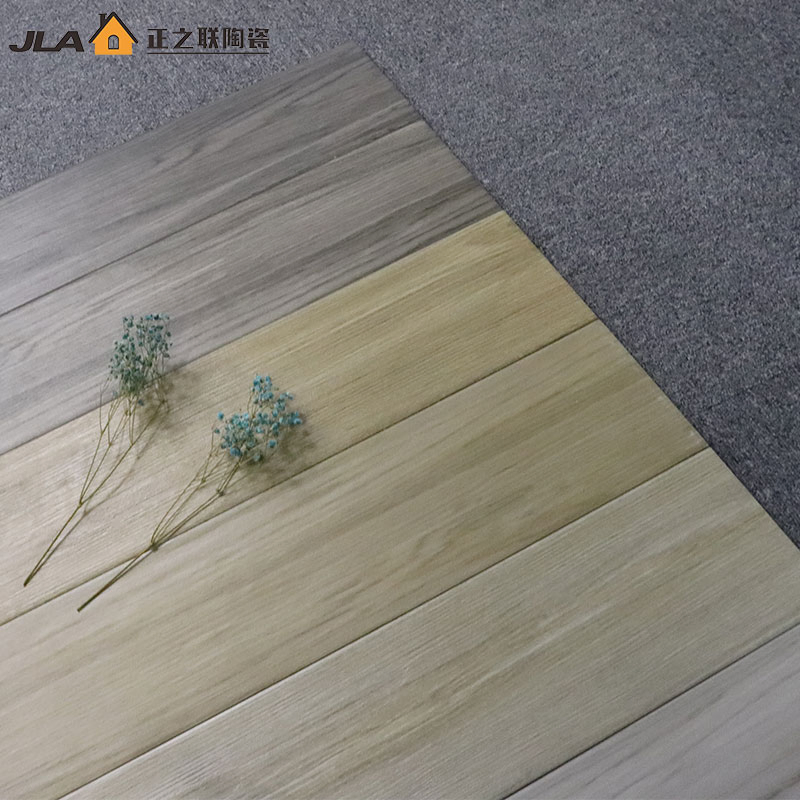 Wood Finish Look Effect Ceramic Floor Tiles Porcelain Wooden Wall Tile Flooring