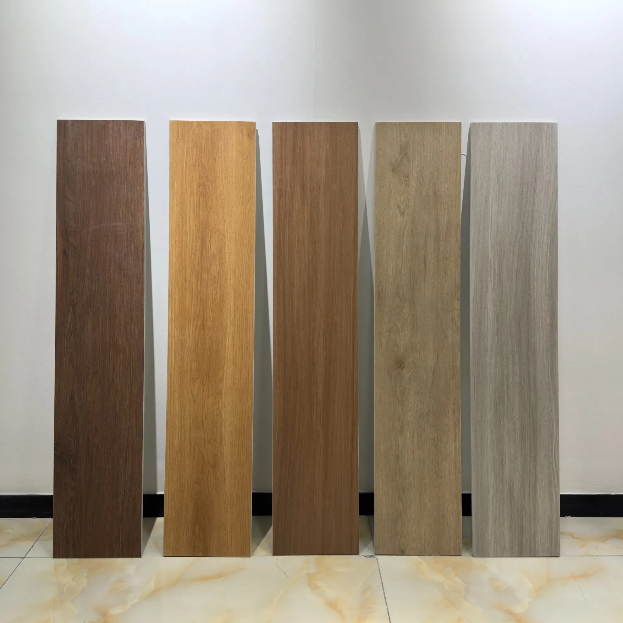 Cheap Anti-Slip Brown Rustic Wooden Wood Look Ceramic Tile