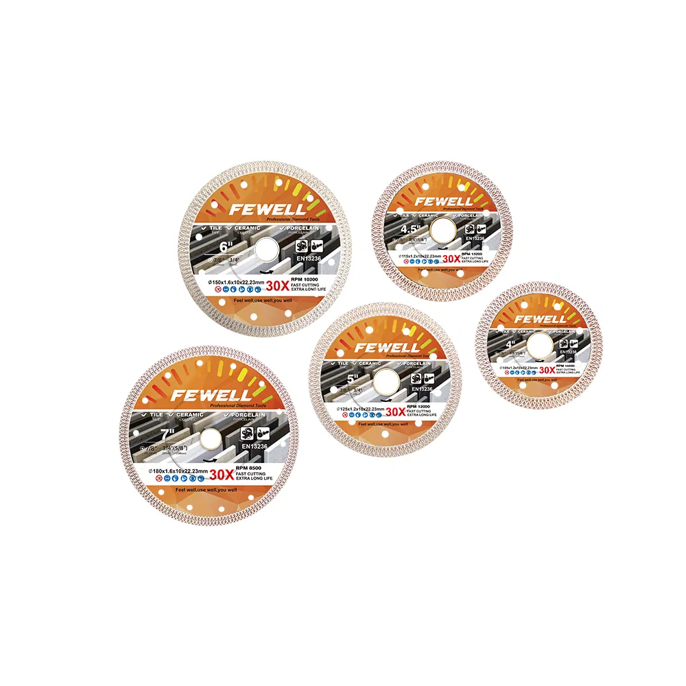 125mm 5inch Ultra X Turbo Super Thin Tile Porcelain Ceramic Cutter Cutting Disc Saw Blade