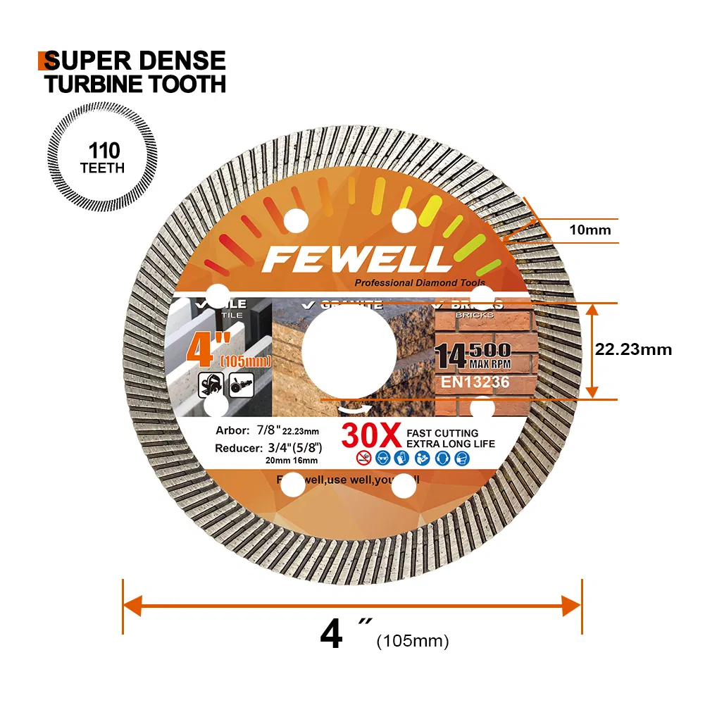 Ultra Thin Turbo Diamond Saw Blade