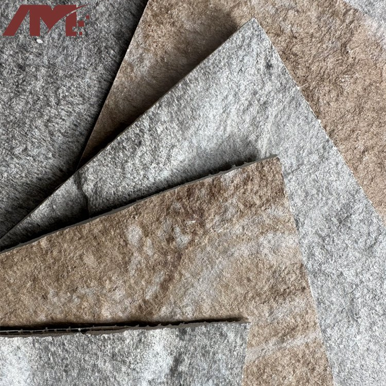 Outdoor/Indoor Decorative Handmade Irregular Ultra Thin Limestone Soft Stone Wall Tiles 600X1200mm