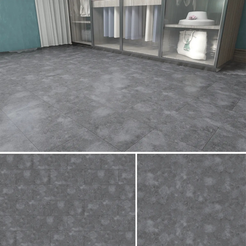 Parquet Lvt Flooring Fireproof and Waterproof Vinyl Floor Tile for Commercial Space