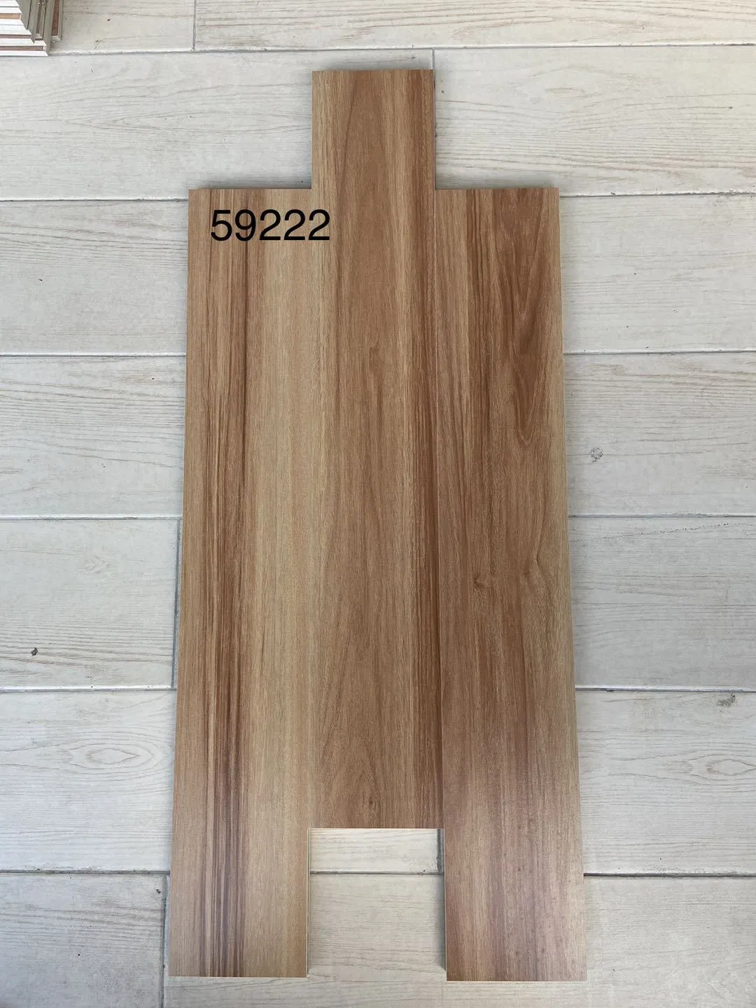 Building Materials Glazed Ceramic &nbsp;Indoor Taggered Wood Tile Pattern for Floor