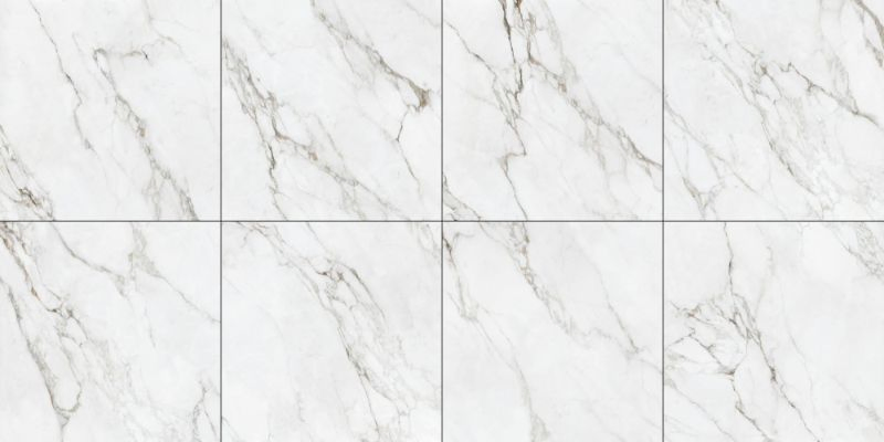 Popular White Sintered Stone Big Slab Faux Marble Artificial Stone Porcelain Slab for Kitcheen Wall panel and Countertop