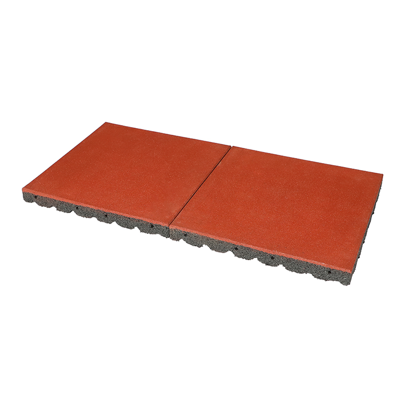 Decorative Garden Rubber Pavers Rubber Floor Driveway Tiles Non-Slip Rubber Floor Tile
