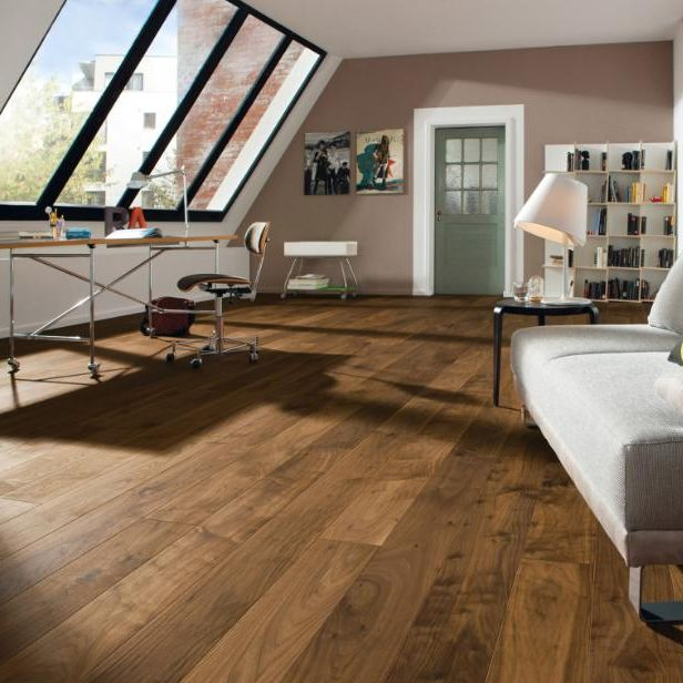 Modern Flooring Decorative Panel Waterproof Click Lock Wear-Resistant Laminate Glass Flooring HDF AC4 Rigid Wood Floor Tile 8mm Laminated Flooring Covering