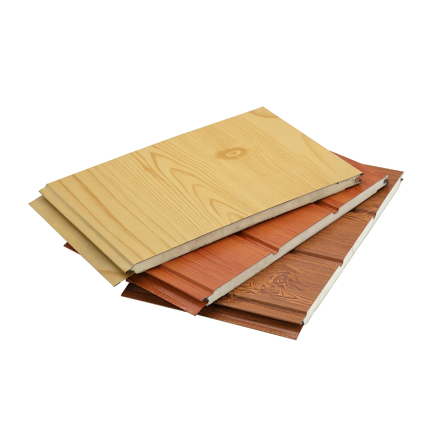 16mm 20mm Decorative PU Foam Sandwich Panel Insulated Metal Carved Exterior Wall Panel Sandwich