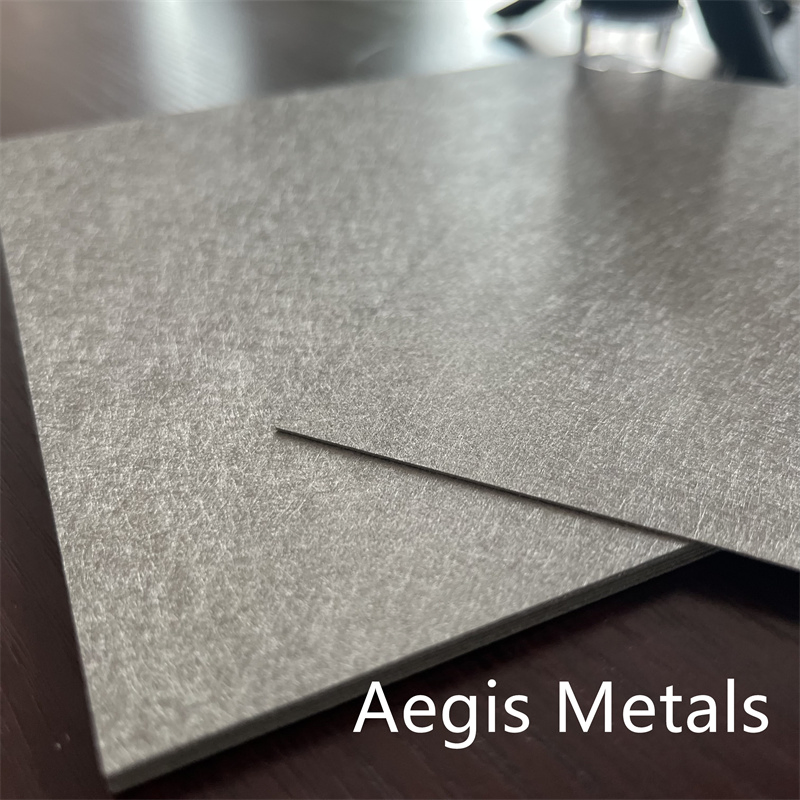 0.1 0.2mm Thick 50% 40% Porosity Ultra Thin Pure Nickel Fiber Felt