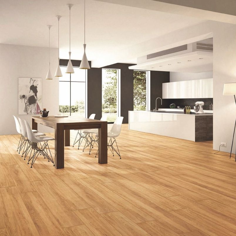 Modern Natural Wood Look Porcelain Tiles 150X900mm Anti-Slip Indoor Outdoor Decorative Wooden Floor Wall Tiles