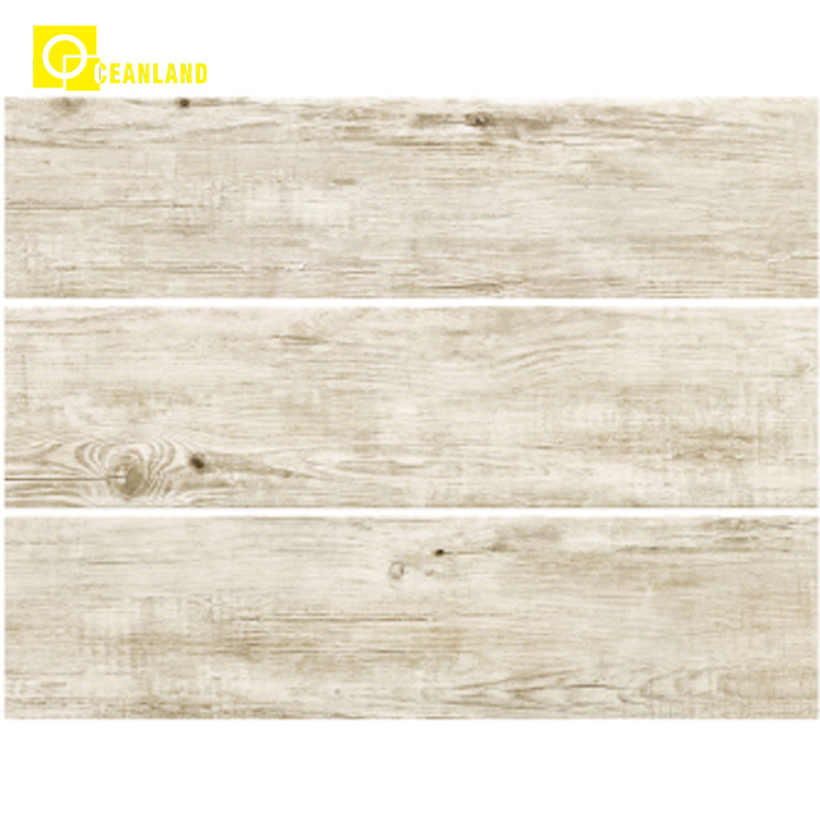 China Comfortable Bedroom Ceramic Floor Tiles Wood Pattern