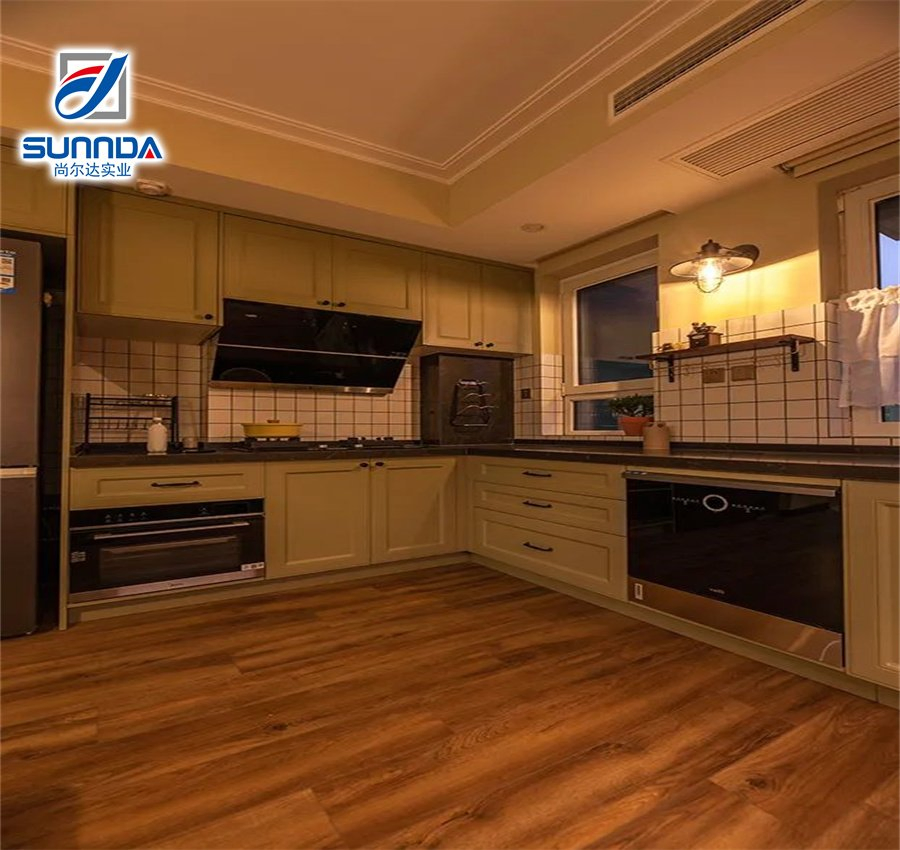 Sunnda Dark Wood Porcelain Tile Fresh Stoneware Wall Floor Tiles with Effect Brown 200X1000mm for Living Room