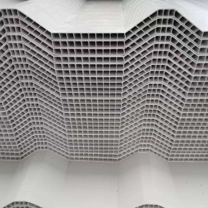 UPVC Hollow Tile - Waterproof &amp; Heat-Resistant Roofing Solution for Industrial Buildings