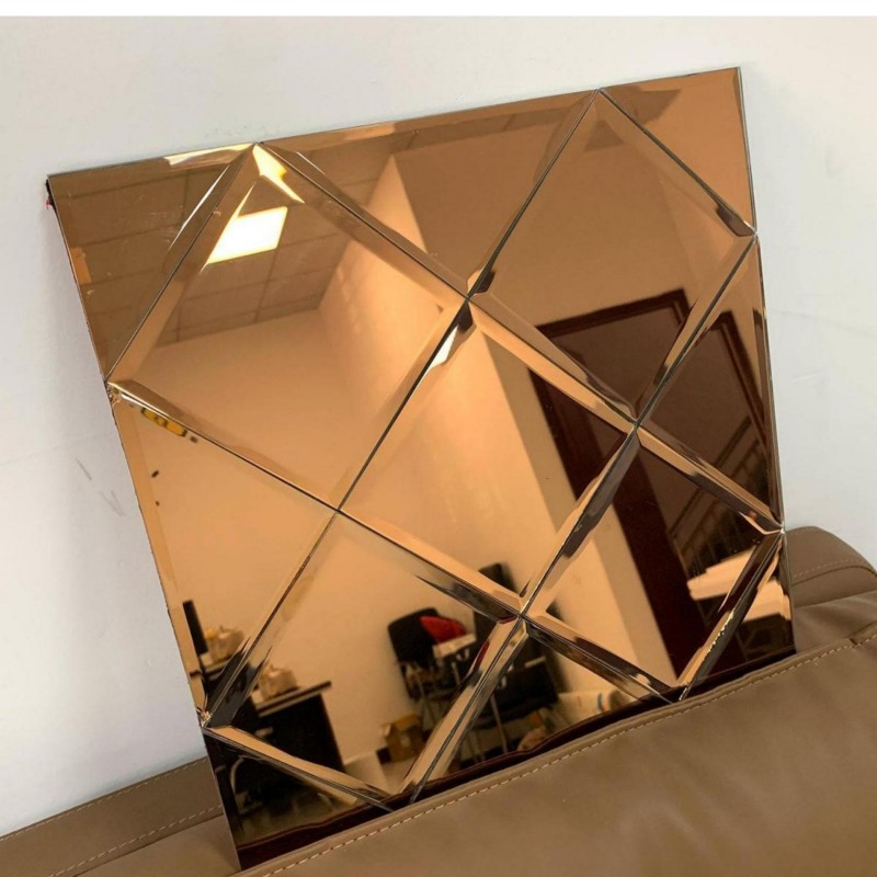 Self-Adhesive Decorative Mirror Glass Mosaic Tiles for Home Styling