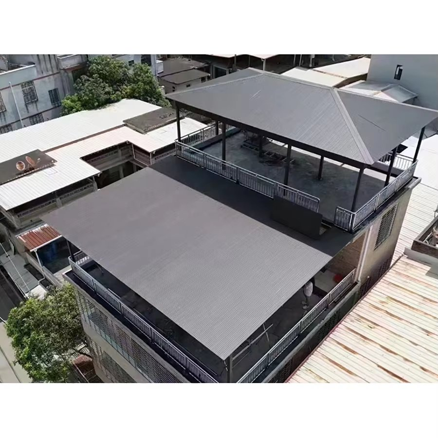 Aluminum Corrugated Roofing Board 4m/5m/6m Heat-Resistant Roof Tiles The Great Wall Panels Sunroom Roof Aluminum Tiles