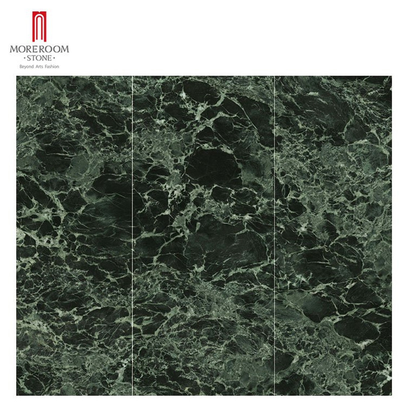 Green Large Format Tile Marble Stone Glazed Polished Matt Sintered Stone Slab