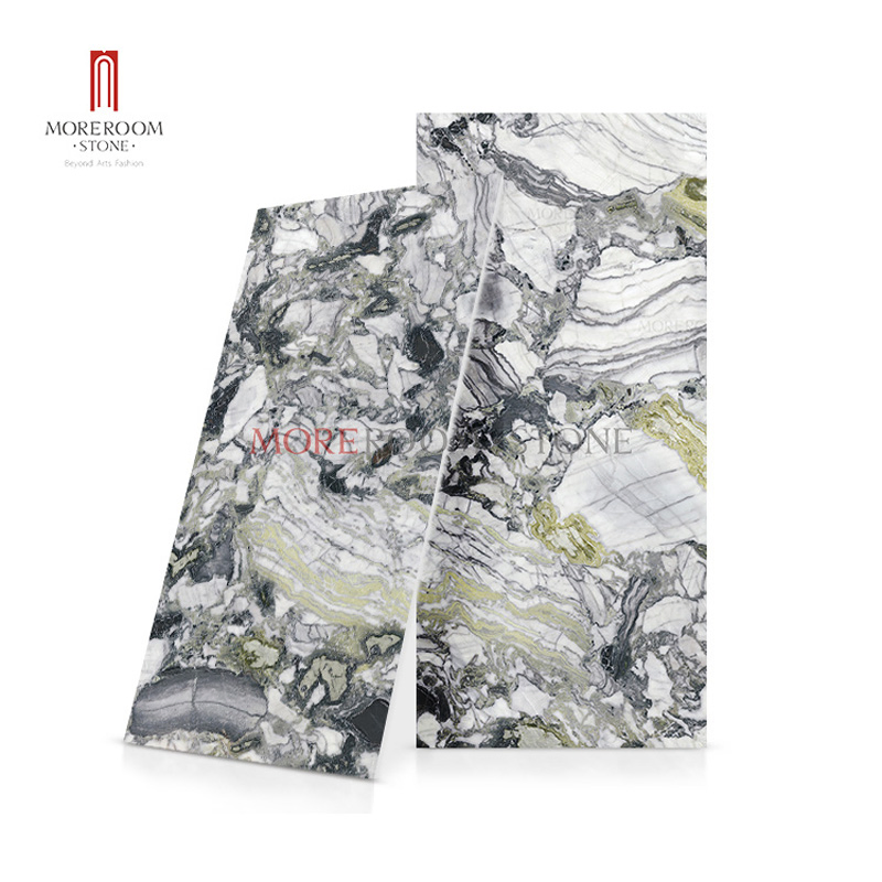 Large Format Calacatta Golden Marble Stone Effect Tiles for Luxury Villa Wall and Floor Decor