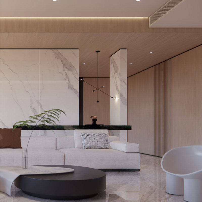 Notaio Walnut Timber Pattern-Wood Grain Ceramic Floor Tile Foshan Porcelain.