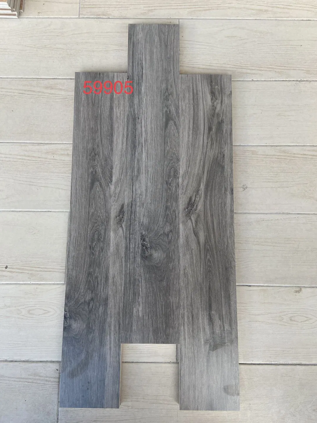 Building Materials Glazed Ceramic &nbsp;Indoor Taggered Wood Tile Pattern for Floor