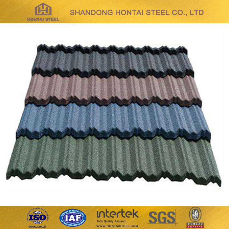 Industrial Stone Coated Metal Roof Tiles Biggest Size Heat Resistant Building/House Sheets Easy Labor Installation Hotel Roofing