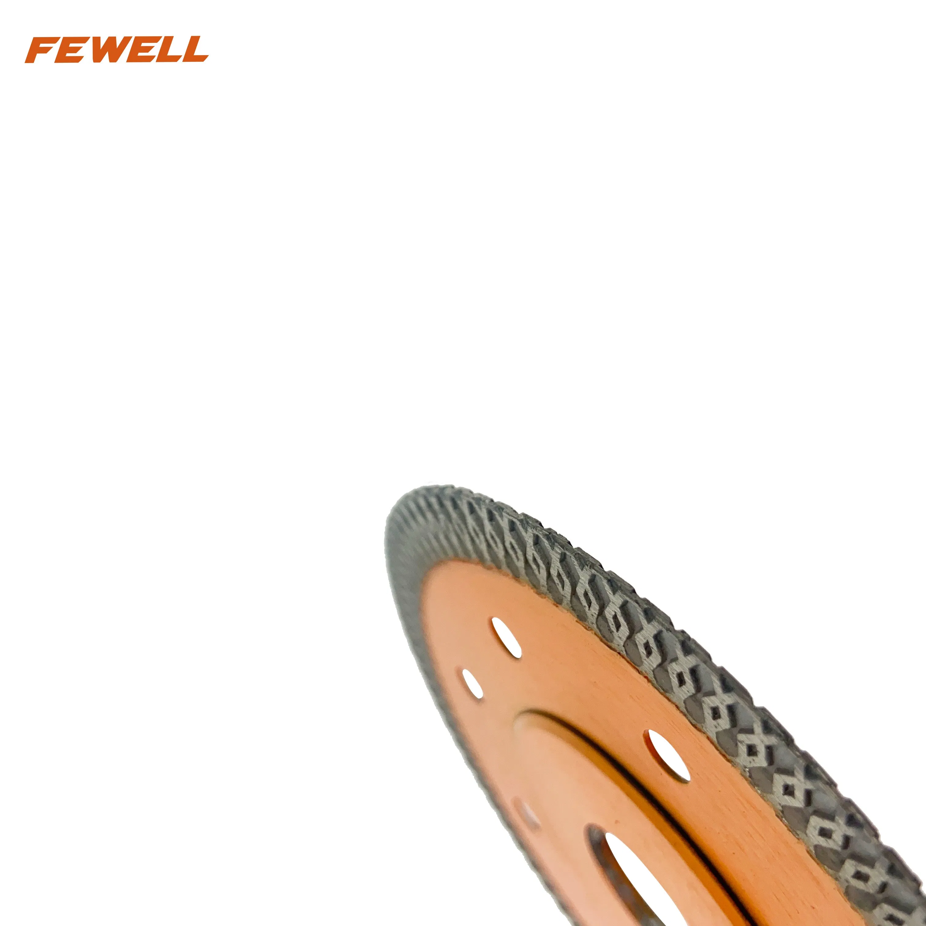 Hot Press 4.5inch 115*10*22.23mm 1.2 Thickness Super Ultra Thin Turbo Diamond Cutting Disc Saw Blade for Ceramic Tile Porcelain