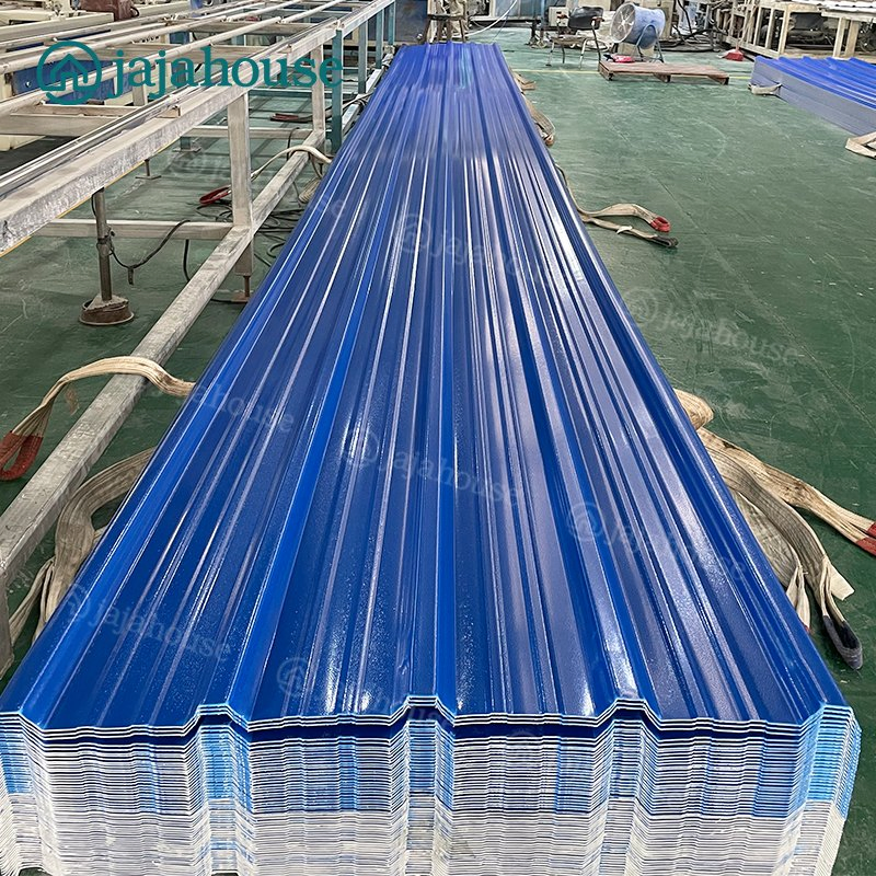 Thermal Insulation Decorative Trapezoidal PVC Plastic Roof Tiles Water Proof Electric Insulation Garden Park