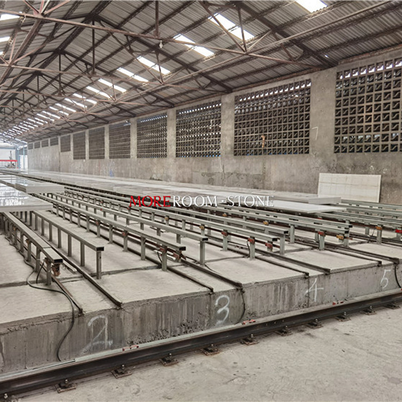 Interior Glazed White Calacatta Marble Large Format Thin Ceramic Porcelain Wall Tiles