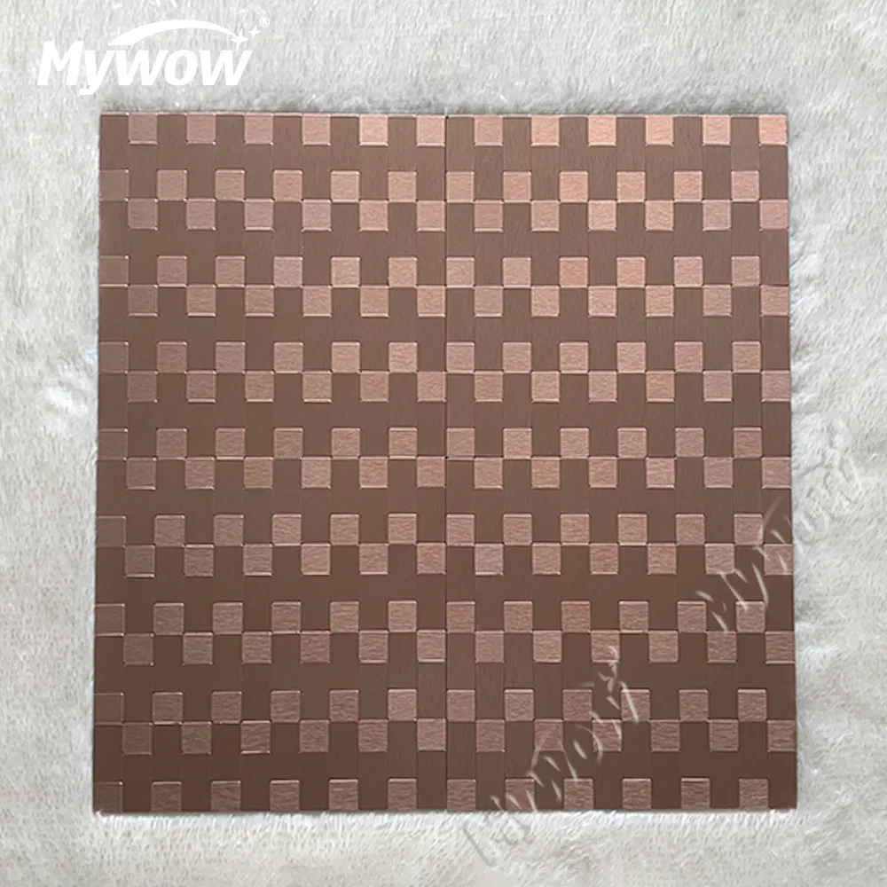 Mosaic Sticker Vinyl Self Adhesive Waterproof Bathroom Oil Proof Backsplash Kitchen Wall Tiles