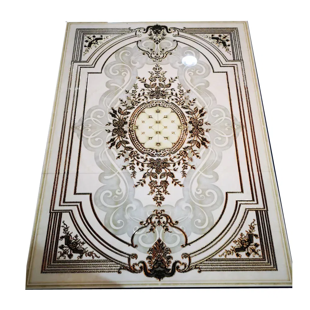 Golden Ceramic 120X180cm Carpet High Gloss Decorative Floor Tiles 60 X 60 Carpet Tiles