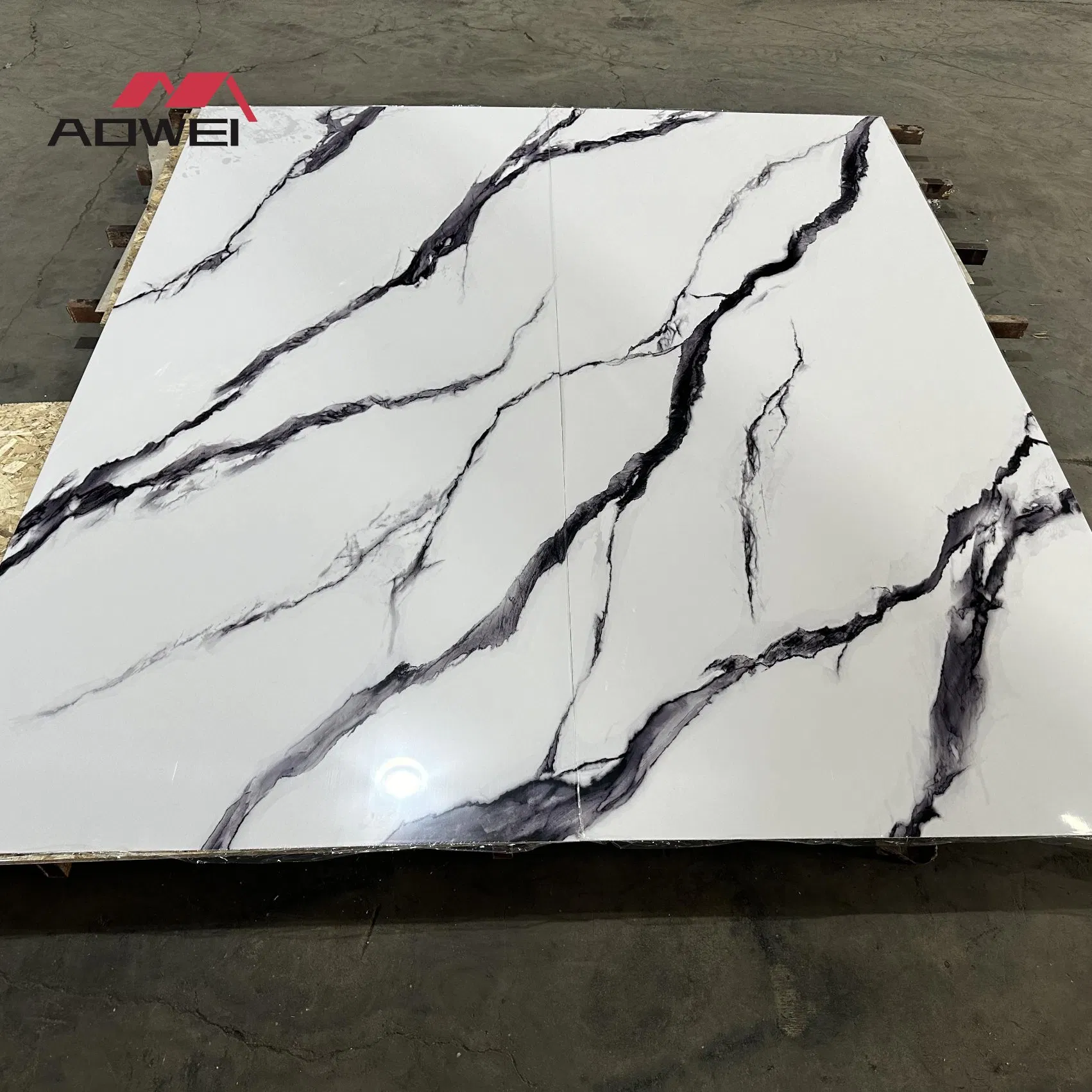 Sleek PVC Marble Wall Tiles for Contemporary Spaces