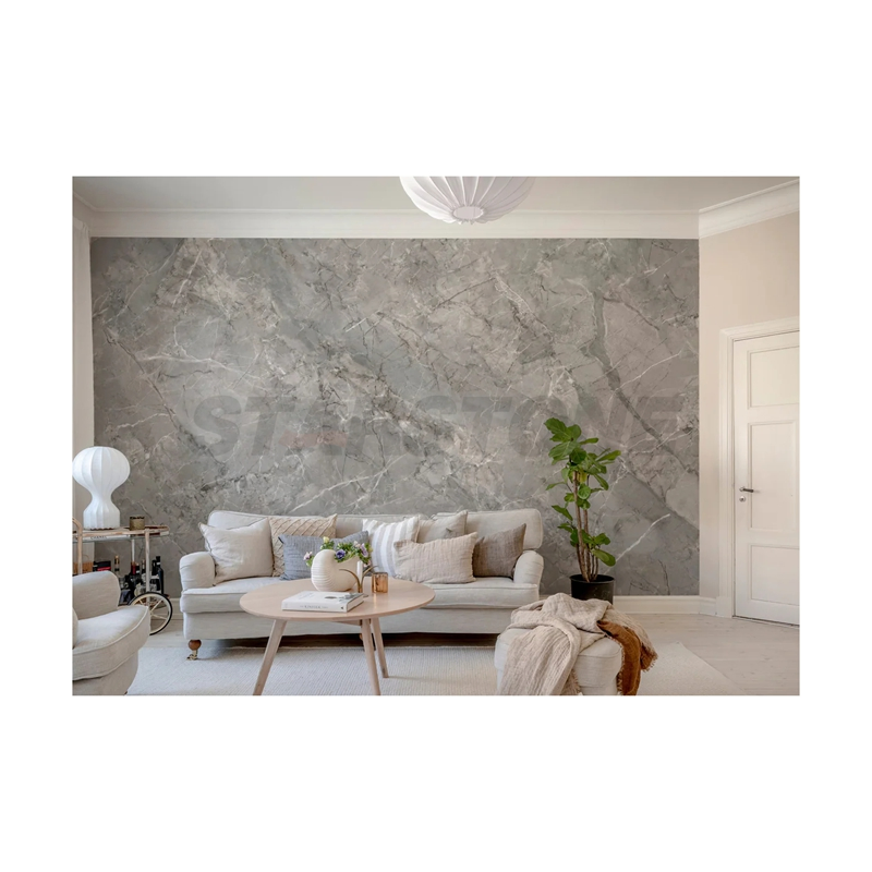 Starstone Customized Size Modern Style Grey Marble Living Room Bathroom Marble Wall Panel