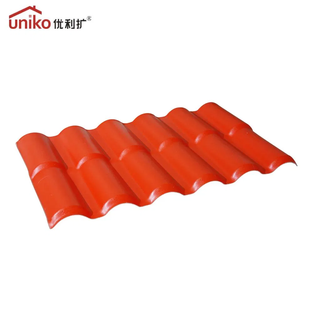 Foshan Uniko Impat Resistance ASA Roofing Sheet PVC Roof Tile for Commercial Space Decoration