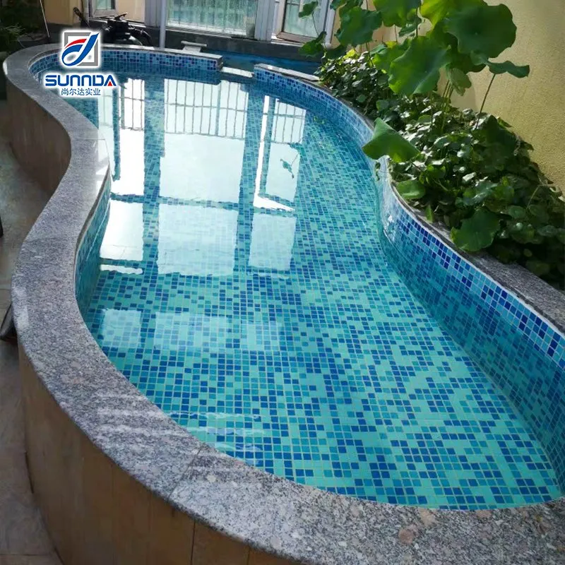 Blue Crystal Glass Mosaic