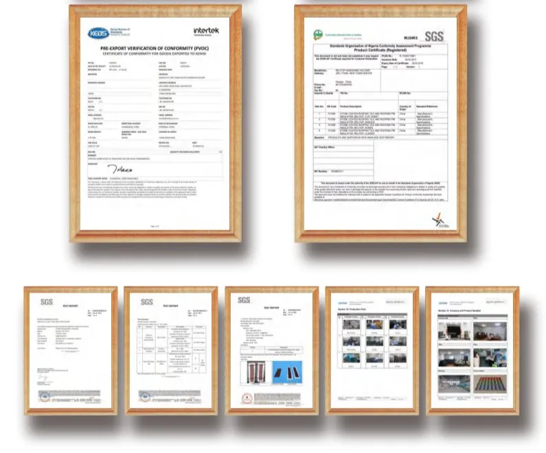 Quality Certifications