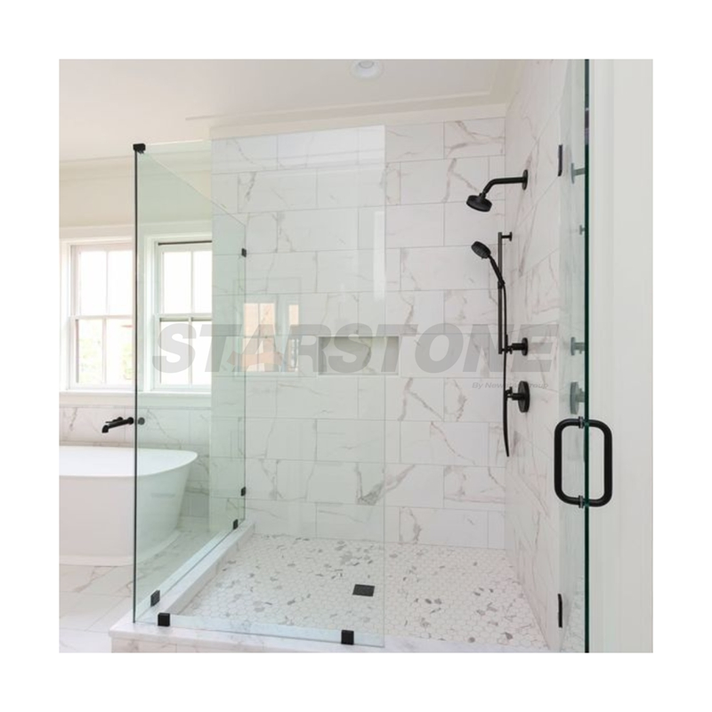 Starstone Modern Design Natural Marble Bathroom Shower Wall Customize Size Marble Wall