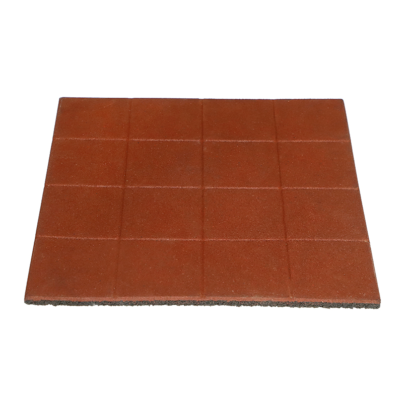 Decorative Garden Rubber Pavers Rubber Floor Driveway Tiles Non-Slip Rubber Floor Tile