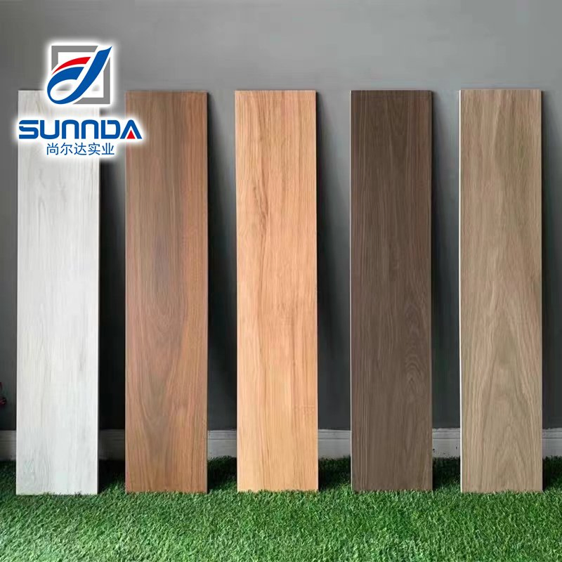 Factory Ceramic Matte Wooden Porcelain Tiles with Wood Effect