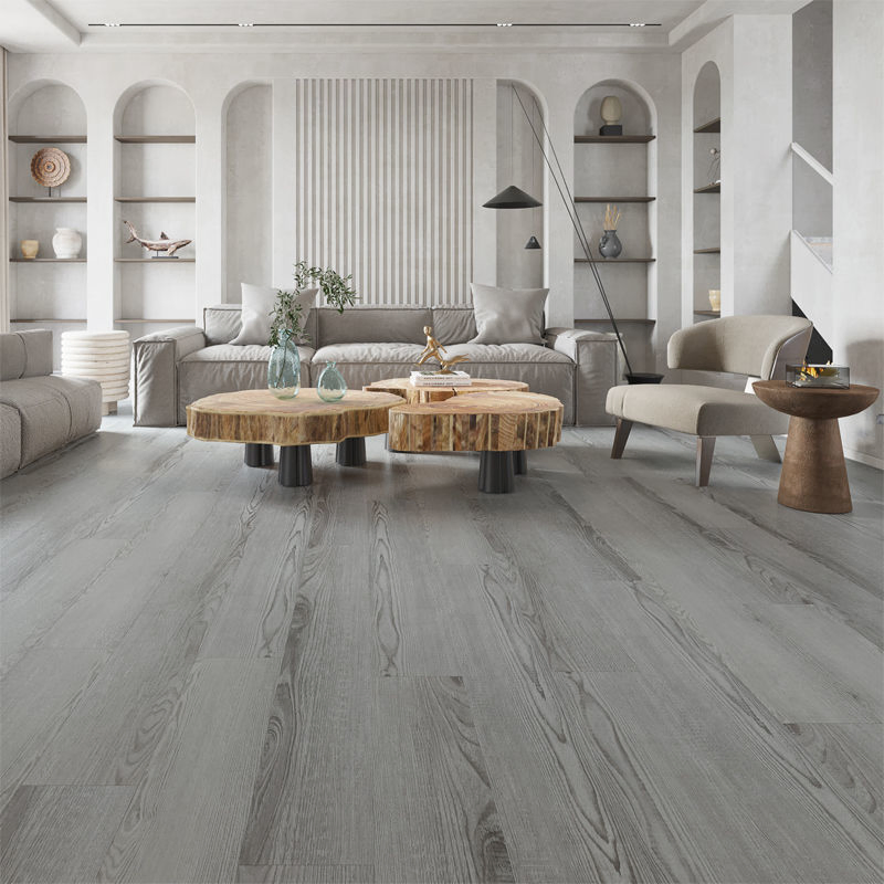 Decorative PVC Embossing Interlock Click Low Price Rigid Spc Flooring Loose Lay Floor Tiles