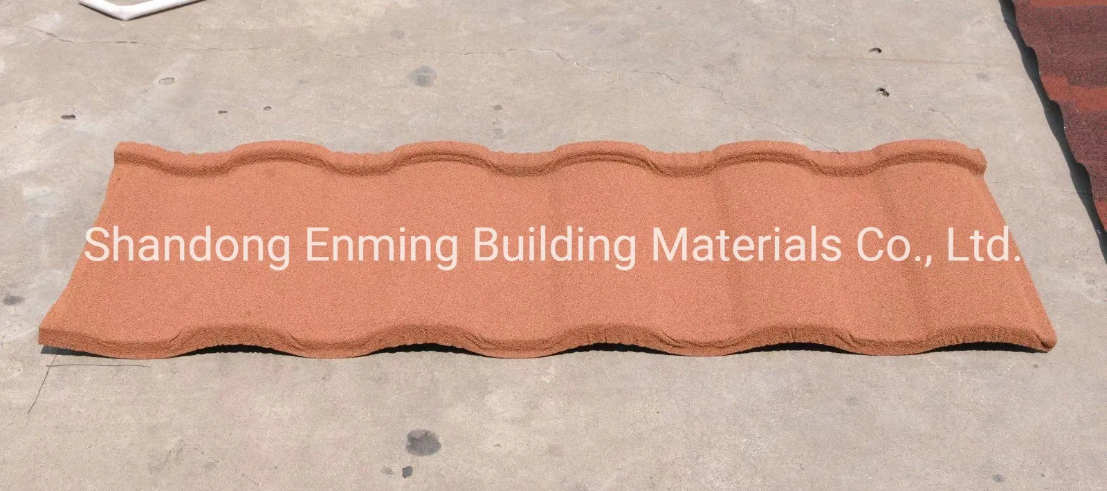 Heat Resistant Red Sand Coated Metal Roofing Sheets Prices Roman Tile