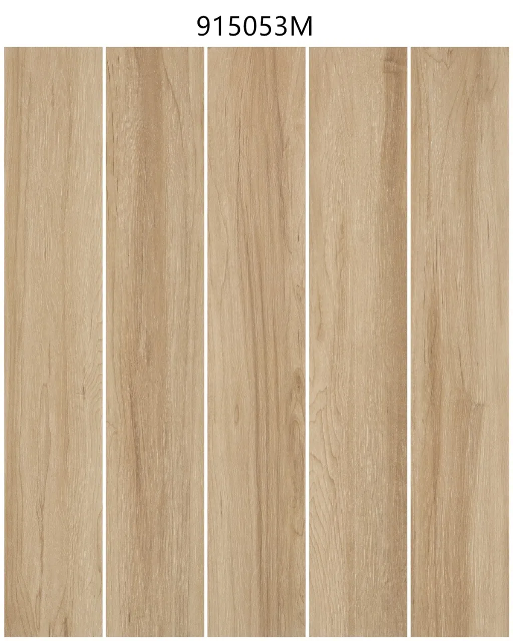 Porcelain Wood Effect Light Color Wooden Porcelain Outdoor Wood Effect Floor Tile 900X150mm