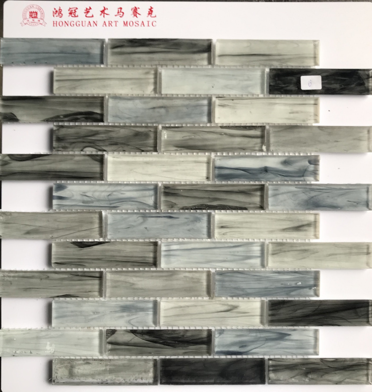 China Wholesale Decorative Bathroom Kitchen Backsplash Wall Strip Mosaic Tile