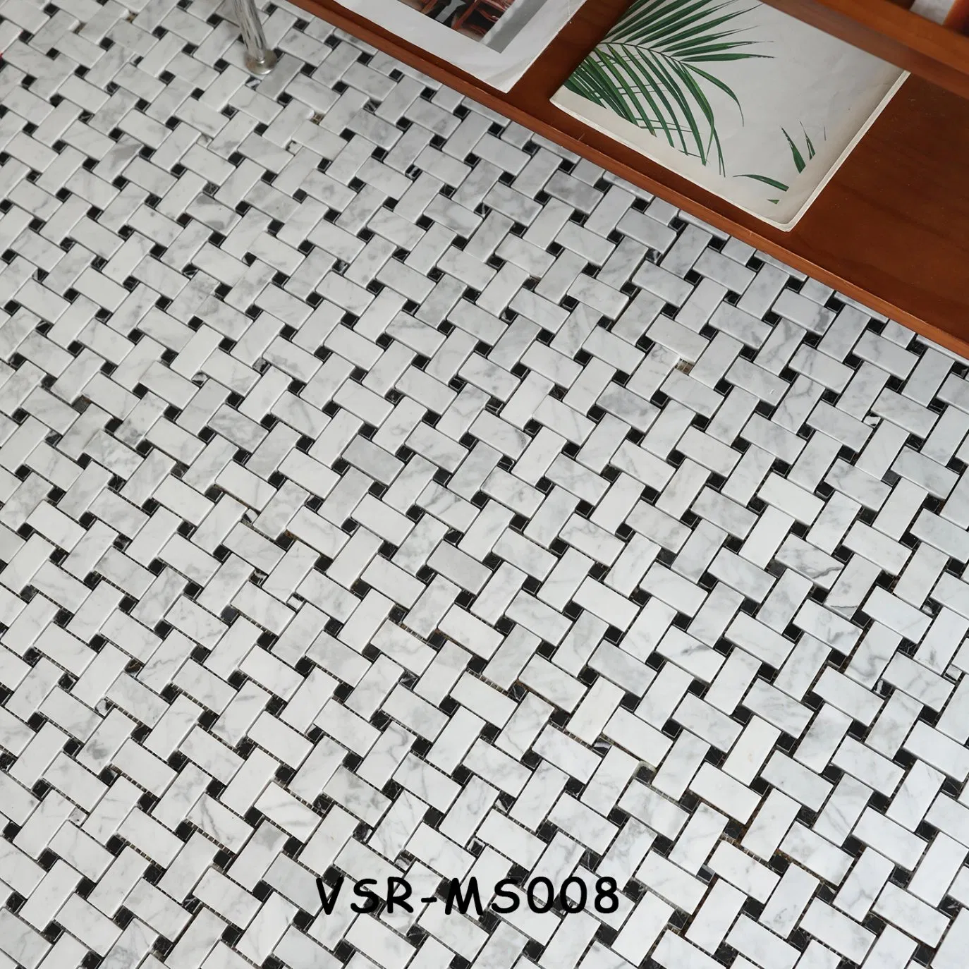 Modern Marble Floor Tiles Woven Mosaic Interior Wall Tiles Bathroom Decorative Tile