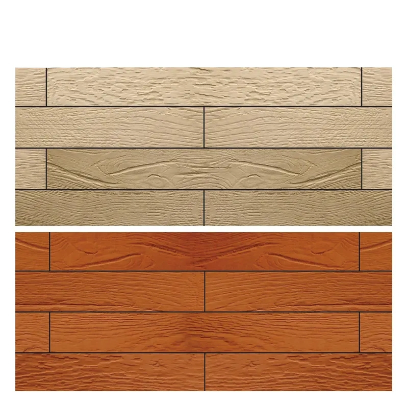 Anti-Slip Acid-Resistant Modified Clay Faux Wooden Look Porcelain Flooring Flexible Tile Facade