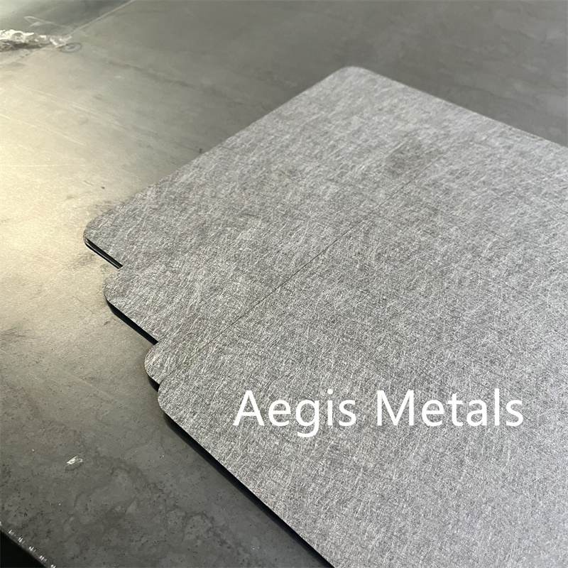 0.2 0.25 0.3mm 70% 80% Porosity Ultra Thin Titanium Sintered Fiber Felt
