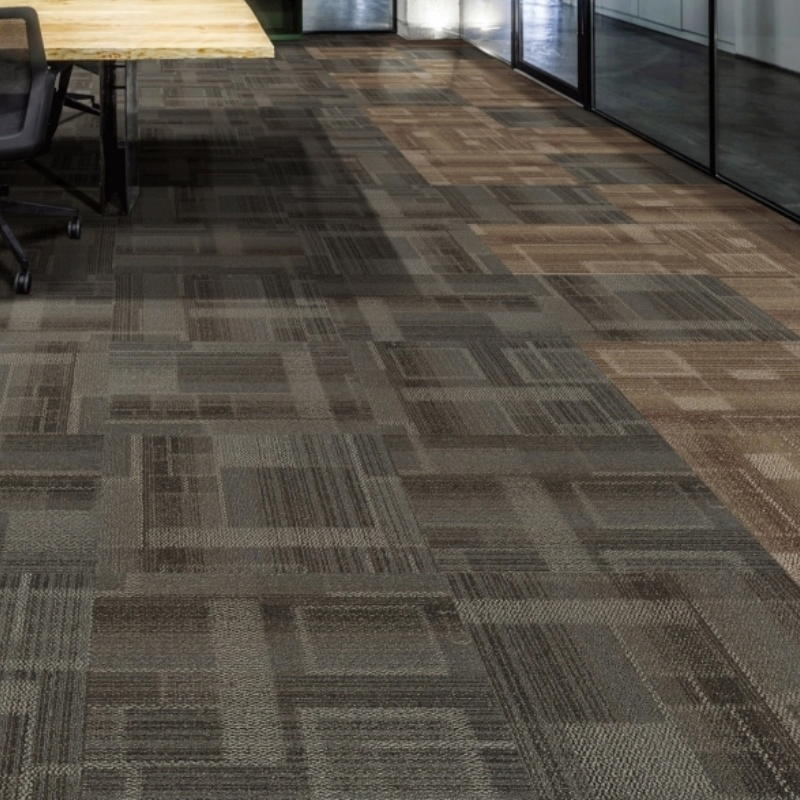 Heavy Duty Nylon Carpet Tile 50X50cm - Fire Retardant B1 Grade for Commercial Space