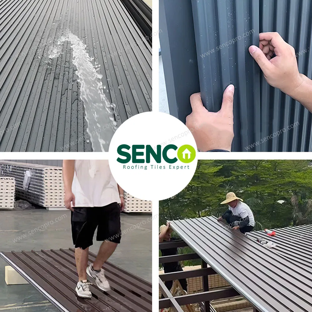 Factory Price Waterproof Aluminum Alloy Roof Panels &amp; Great Wall Decorative Tiles