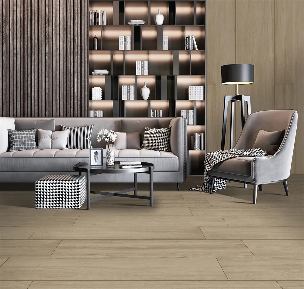 Wood Look Floor Tiles Close up