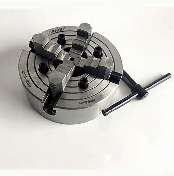 K72-250 Sanou Steel 4 Jaw Independent Chuck with Gear Core for Bench Lathe New 250mm (10")